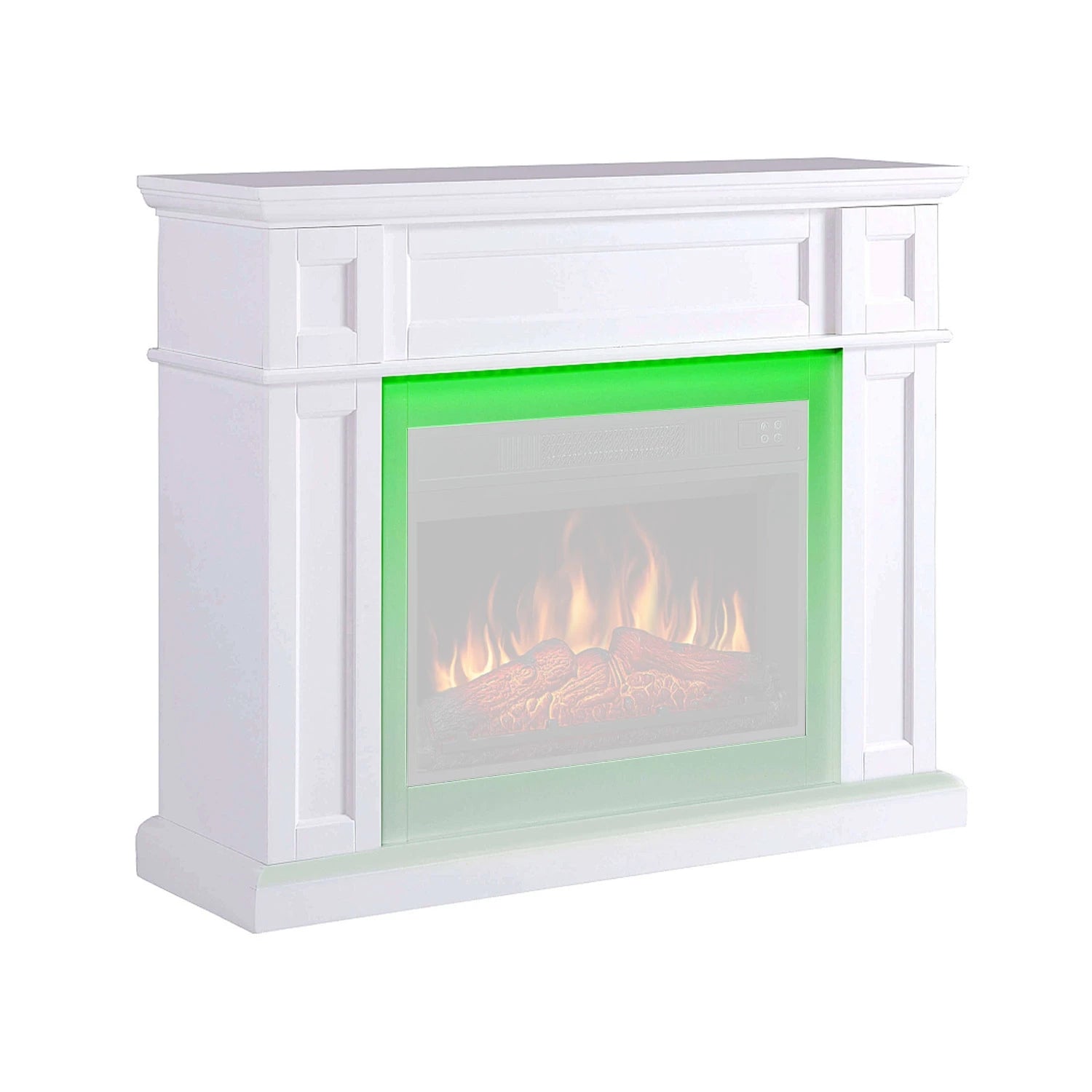 Achetez le cadre de cheminée Linz blanc – avec éclairage d’ambiance LED | ArtiFlame