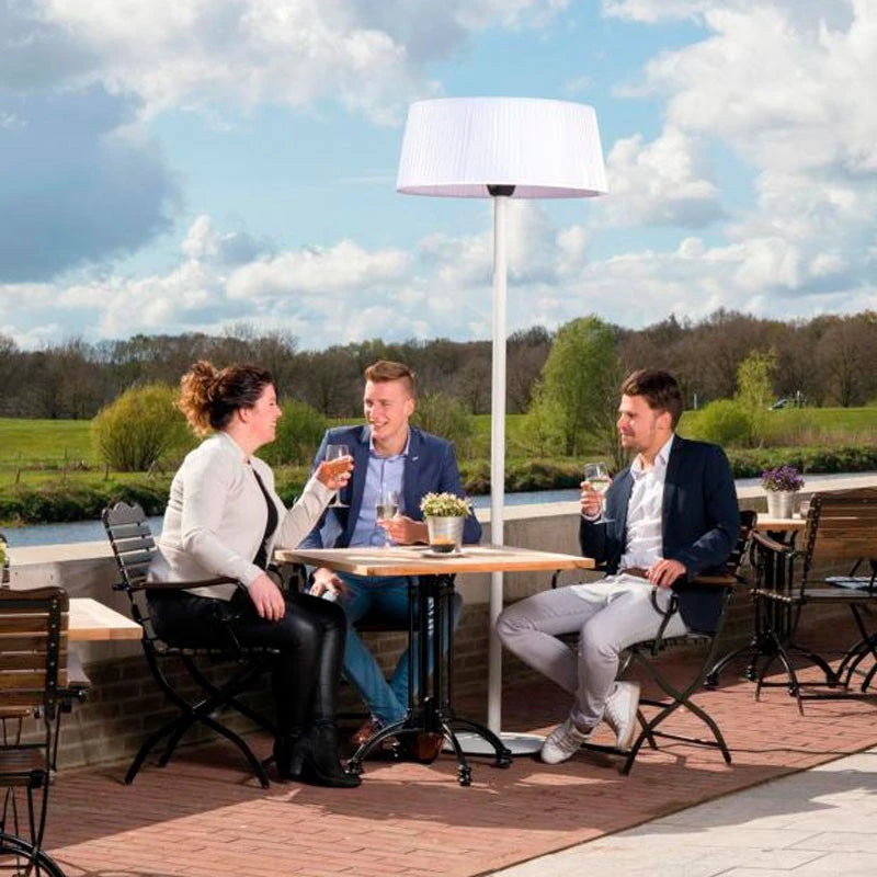 Artix staande witte terrasverwarmer 2100 watt