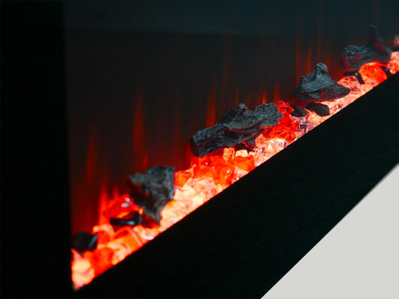 Azurite 152 cm - Elektrische wandhaard