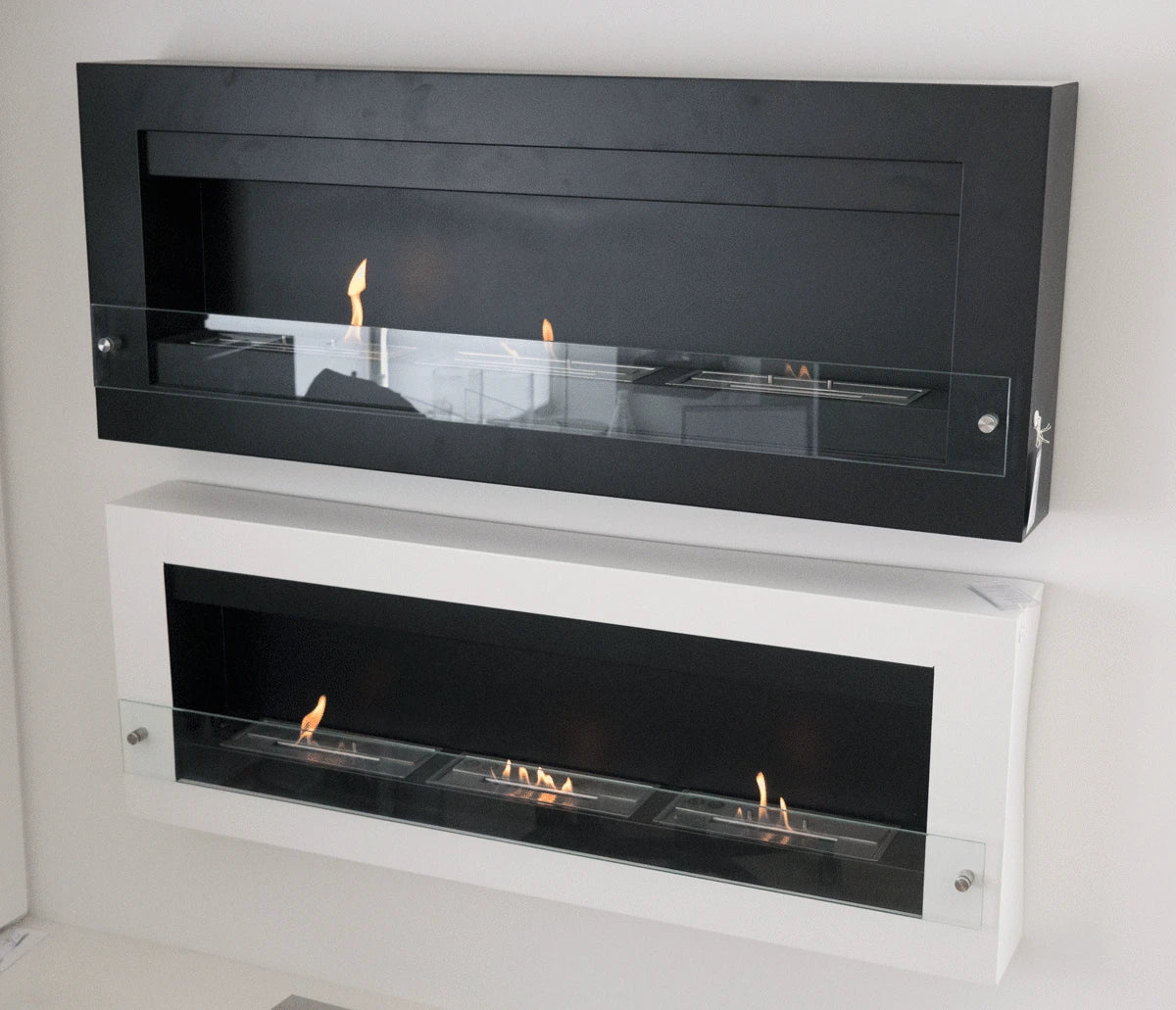 Grote biohaard voor aan de muur - Wit