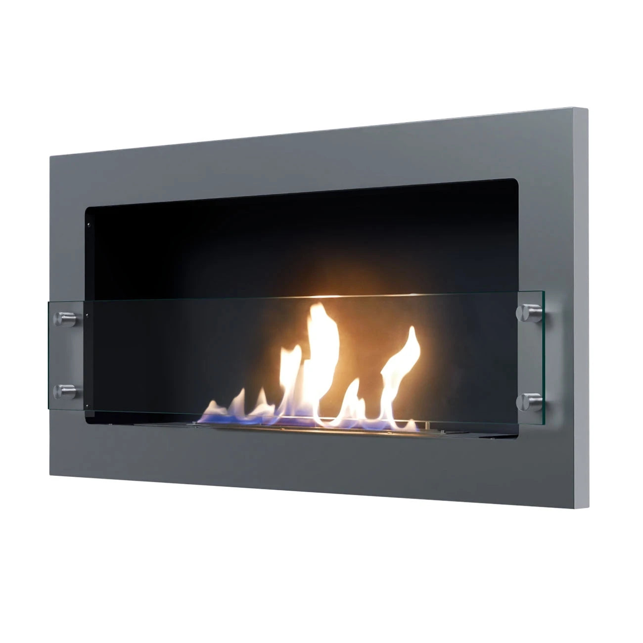 Texas - Stalen bio-ethanol wandhaard