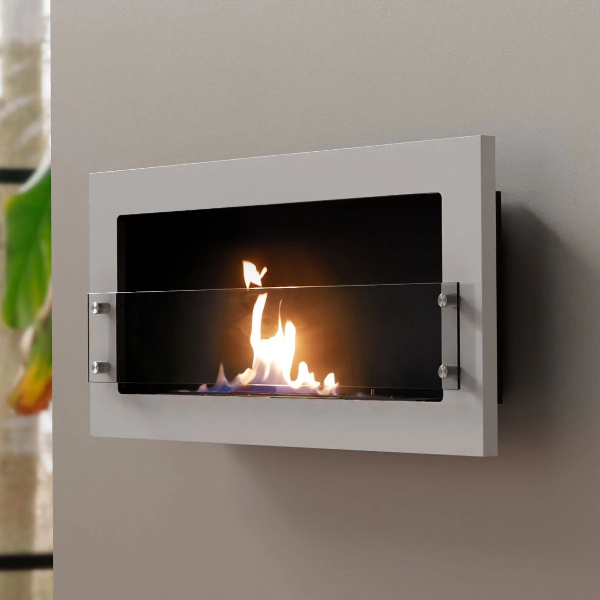 Texas - Witte bio-ethanol wandhaard