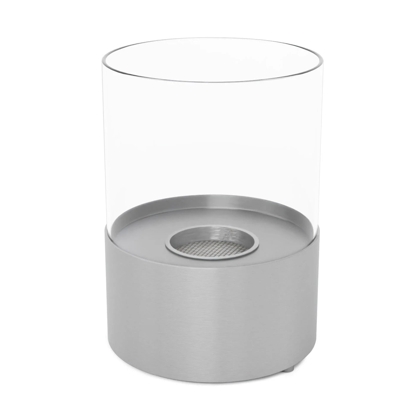 Cheminée de table ronde Kennington à bioéthanol - Acier