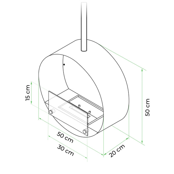 Ottawa Acier - 50 cm