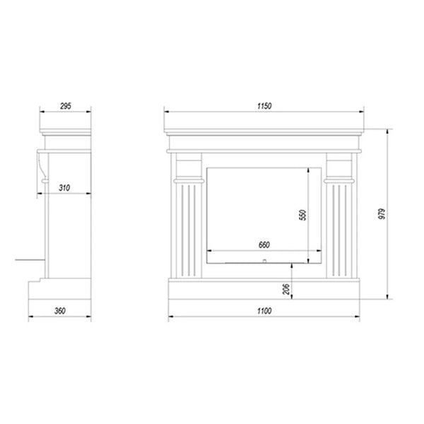 Cromer traditionele bio-ethanol haard