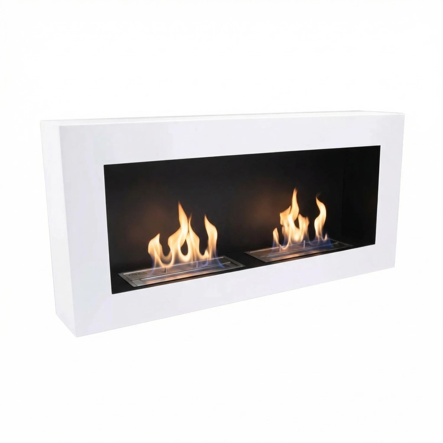 Grote bio-ethanol wandhaard - Wit