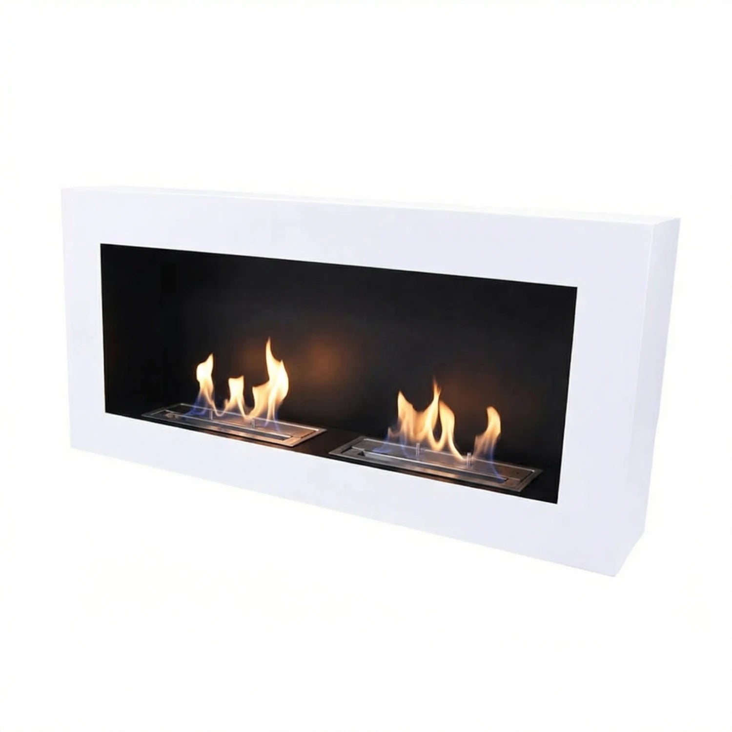 Grote bio-ethanol wandhaard - Wit