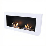 Grote bio-ethanol wandhaard - Wit