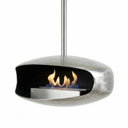 Hein and Haugaard UFO-50 Round, high-flame bio fireplace in steel