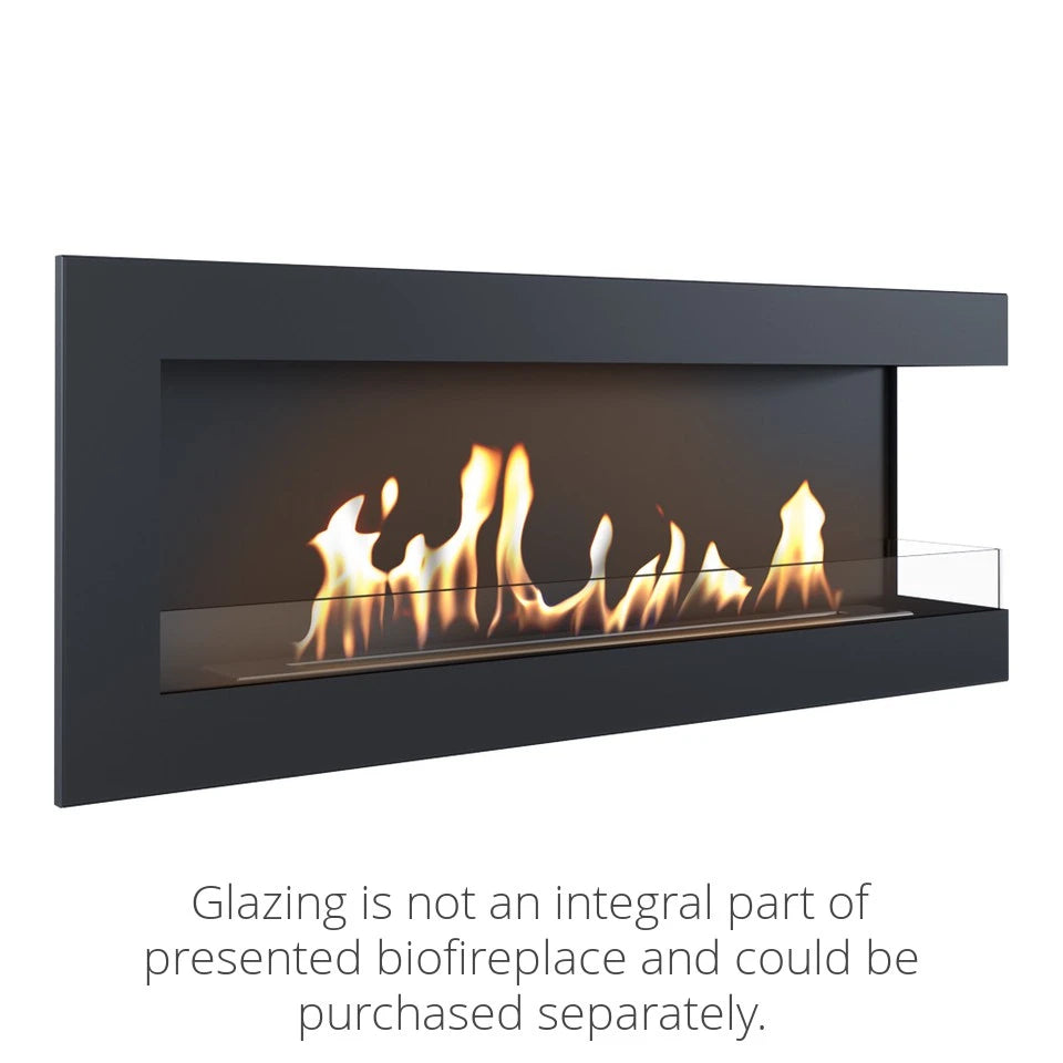 Cheminée Bioéthanol d'Angle Droit 120 cm