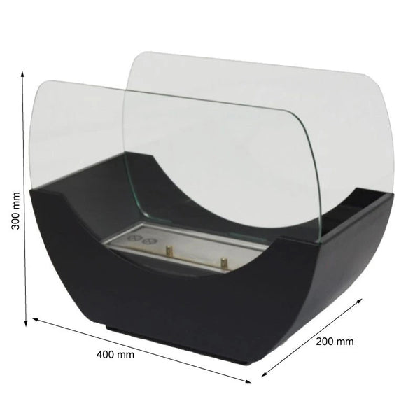 Berceau de cheminée de table - Noir