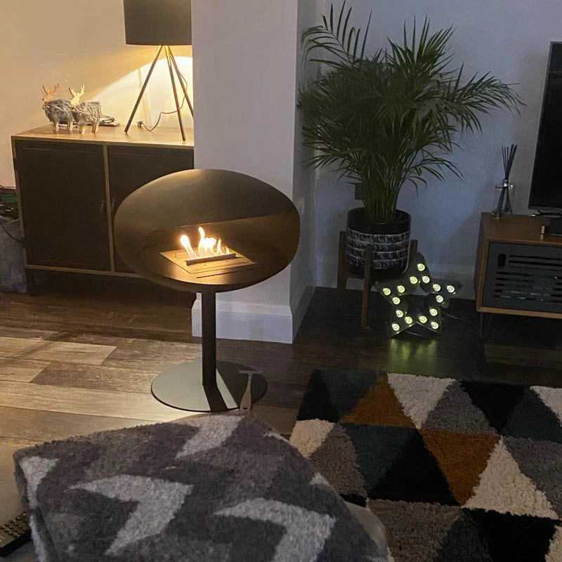 Cocoon Pedestal - Zwart met zwarte voet