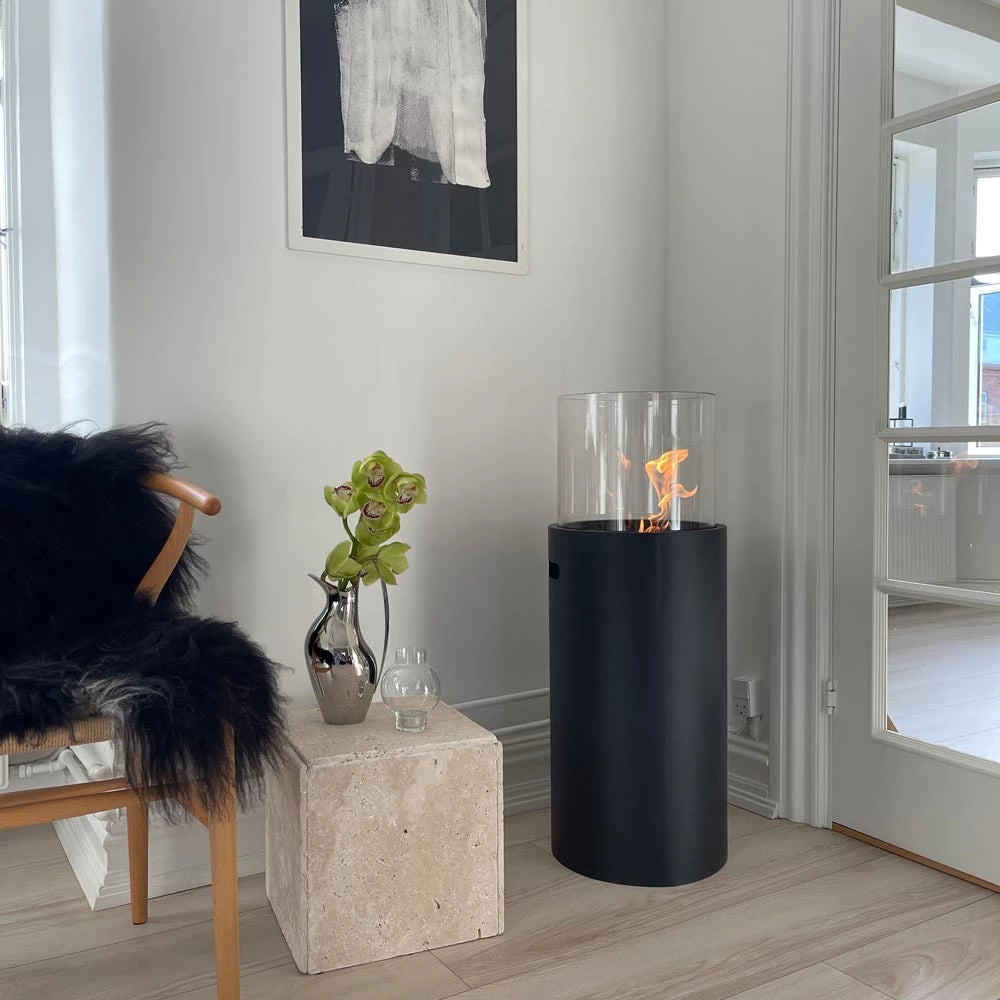 Cilinder bio-ethanol haard