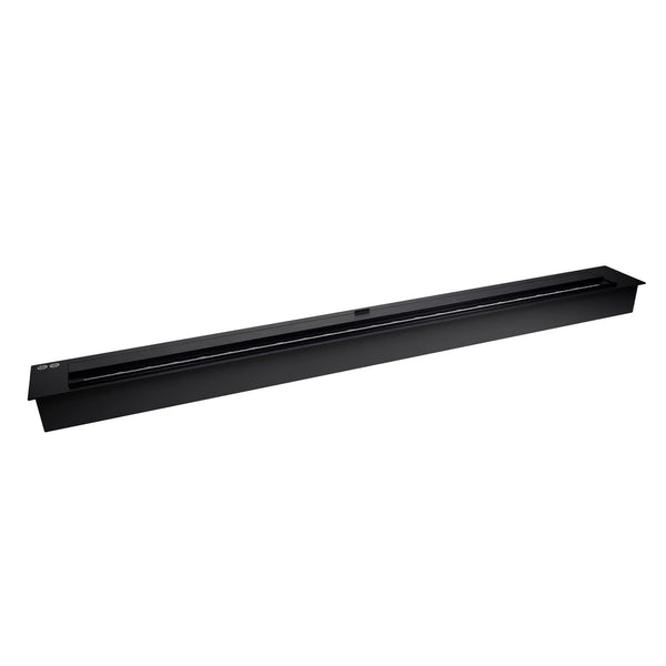 Insert de brûleur bioéthanol supérieur 6L 120 cm – Noir