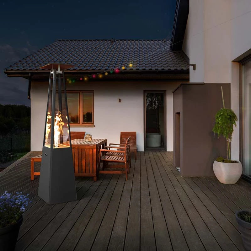 Pyramid Outdoor Gas Fireplace