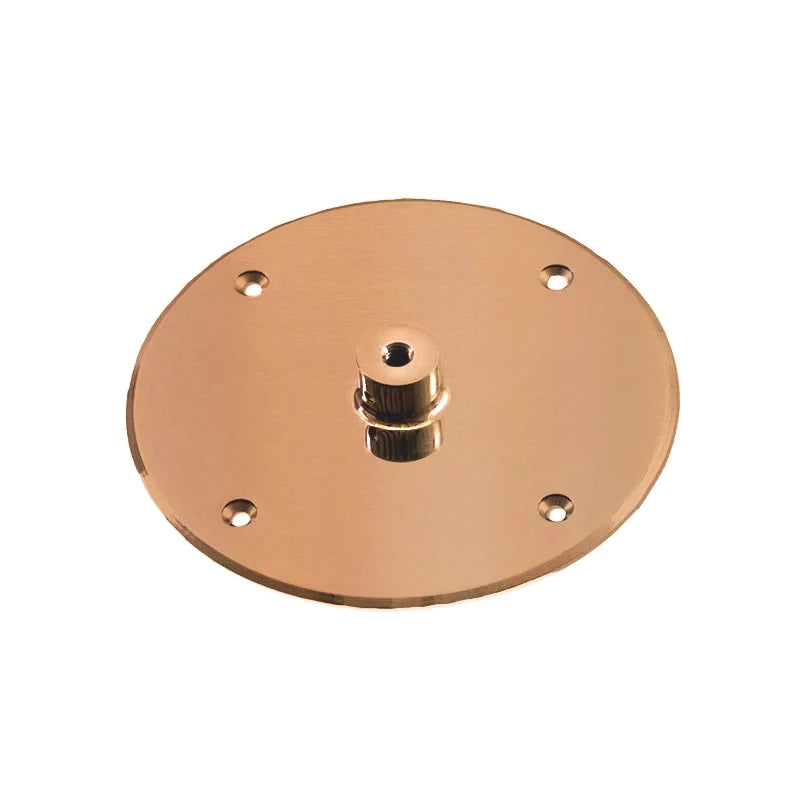 Support plafond pour Cocoon Aeris – Cuivre poli : suspendez votre cheminée avec style et laissez la flamme devenir le cœur de votre pièce.