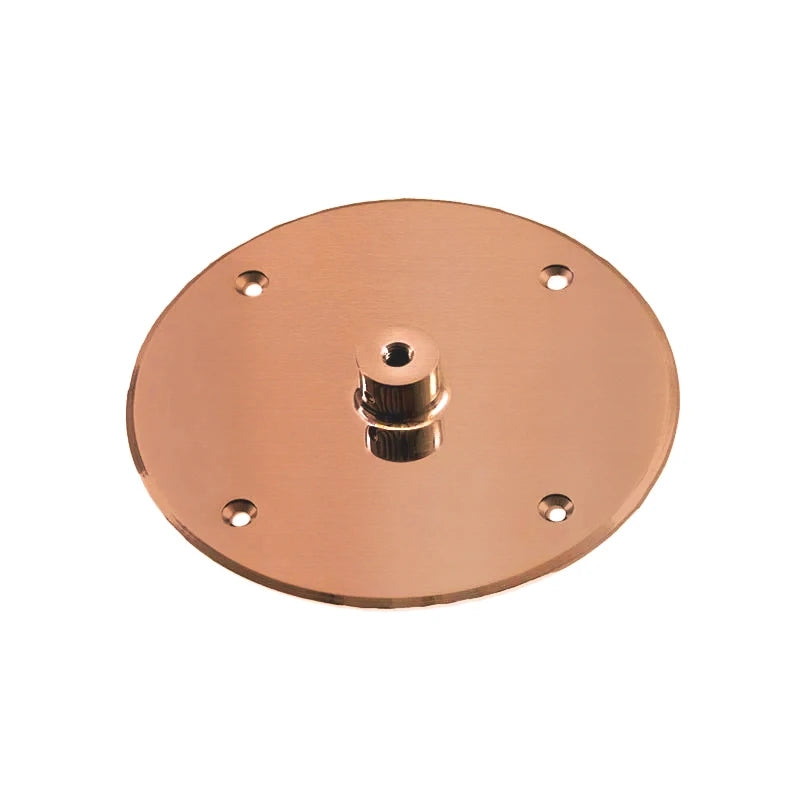 Support plafond pour Cocoon Aeris – Cuivre poli : suspendez votre cheminée avec style et laissez la flamme devenir le cœur de votre pièce.