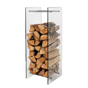 Brandhoutrek van glas - 140 cm H