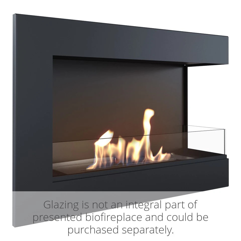 Cheminée bioéthanol d'angle 70 cm (droite)