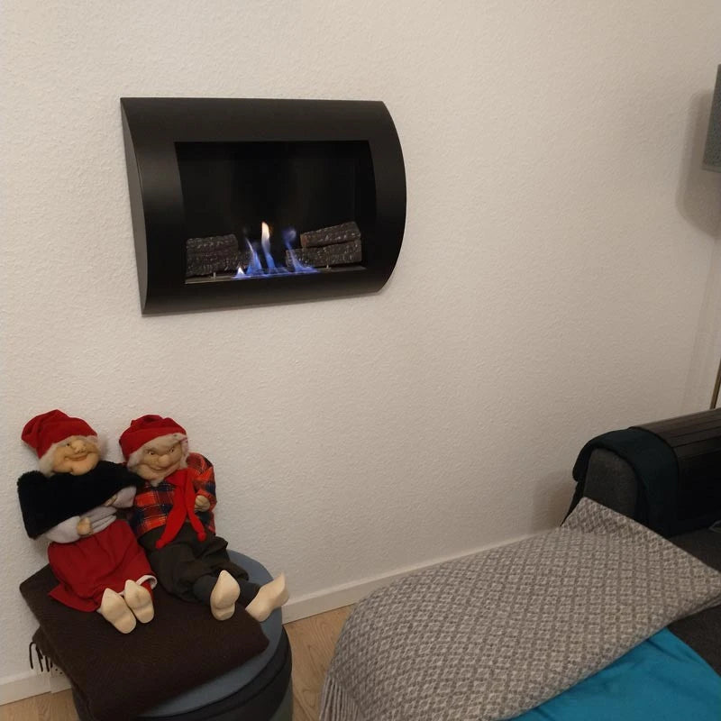Ocean Cheap bio-ethanol wandhaard - Zwart