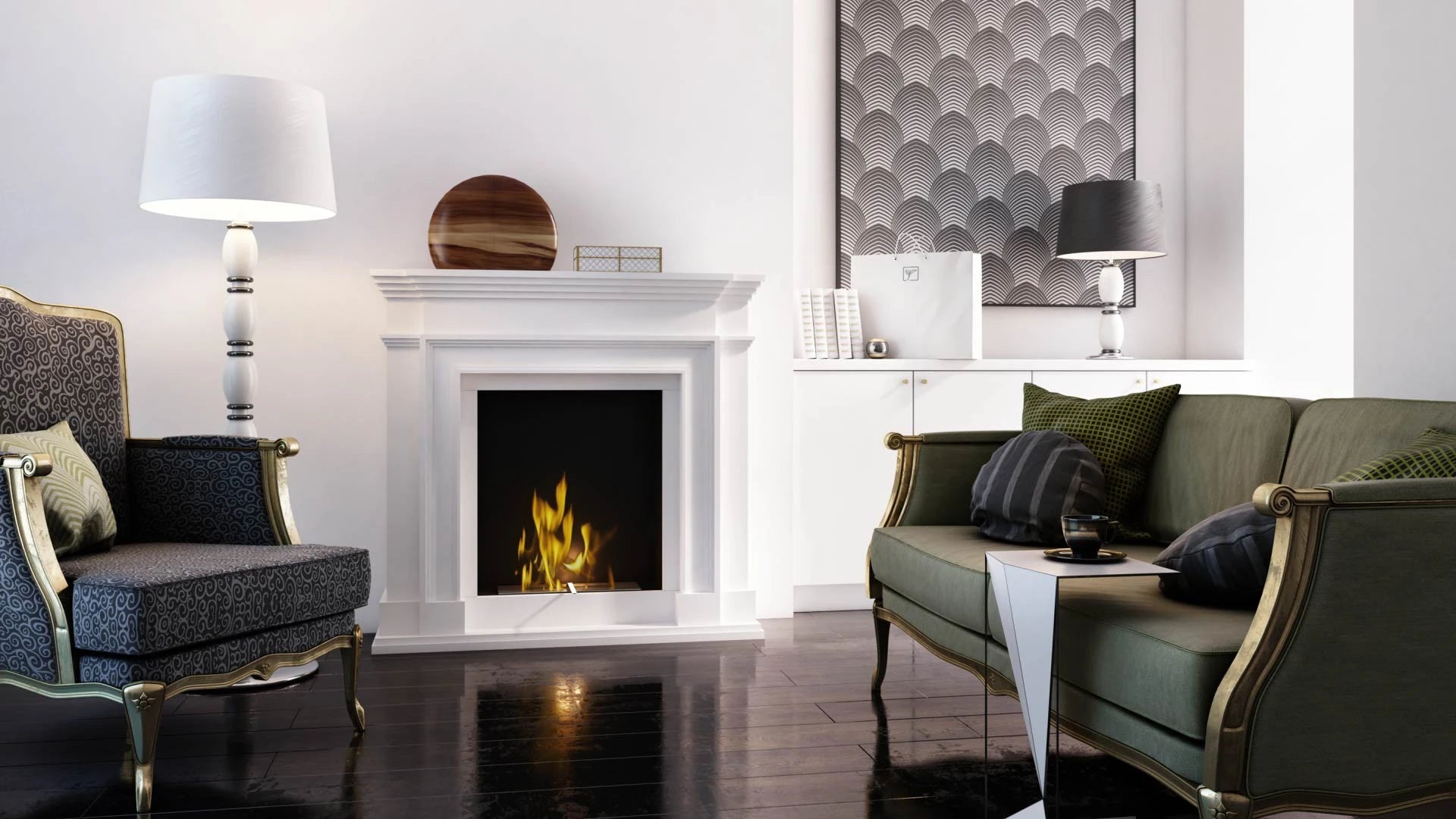 Coalvilla traditionele bio-ethanol haard