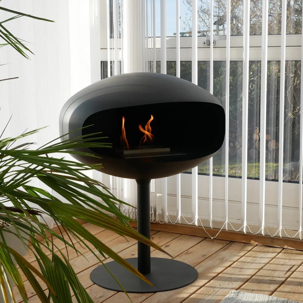 Cocoon Pedestal - Zwart met zwarte voet