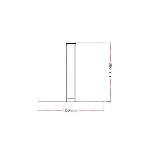 Gepolijst koper Cocoon Pedestal Voetstuk