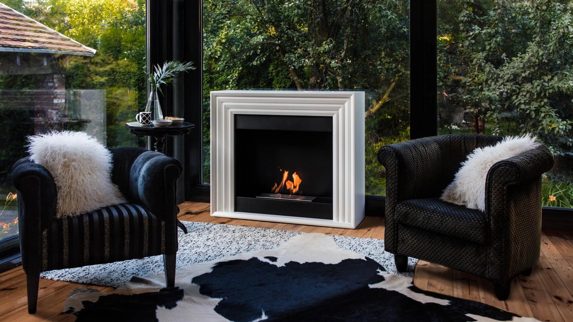 Crook traditionele bio-ethanol haard