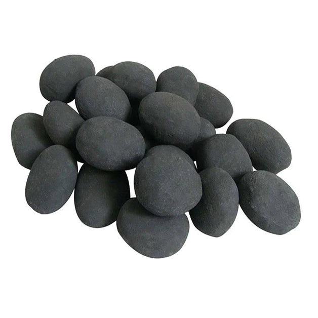 Galets en Céramique (Noir - 24 pièces)