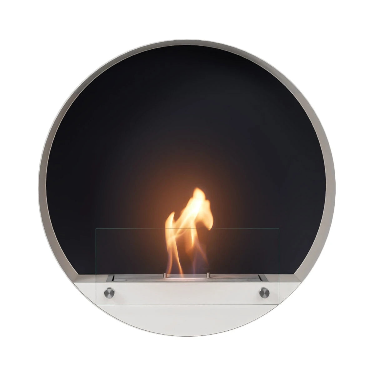 Delaware White - Ronde bio-ethanol wandhaard