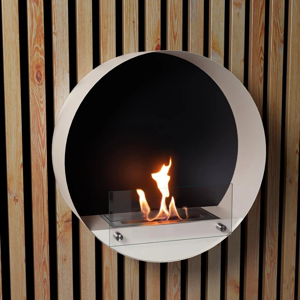 Delaware White - Ronde bio-ethanol wandhaard