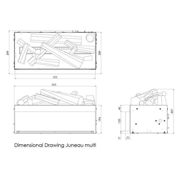 Juneau Multi - Waterdamp inzethaard