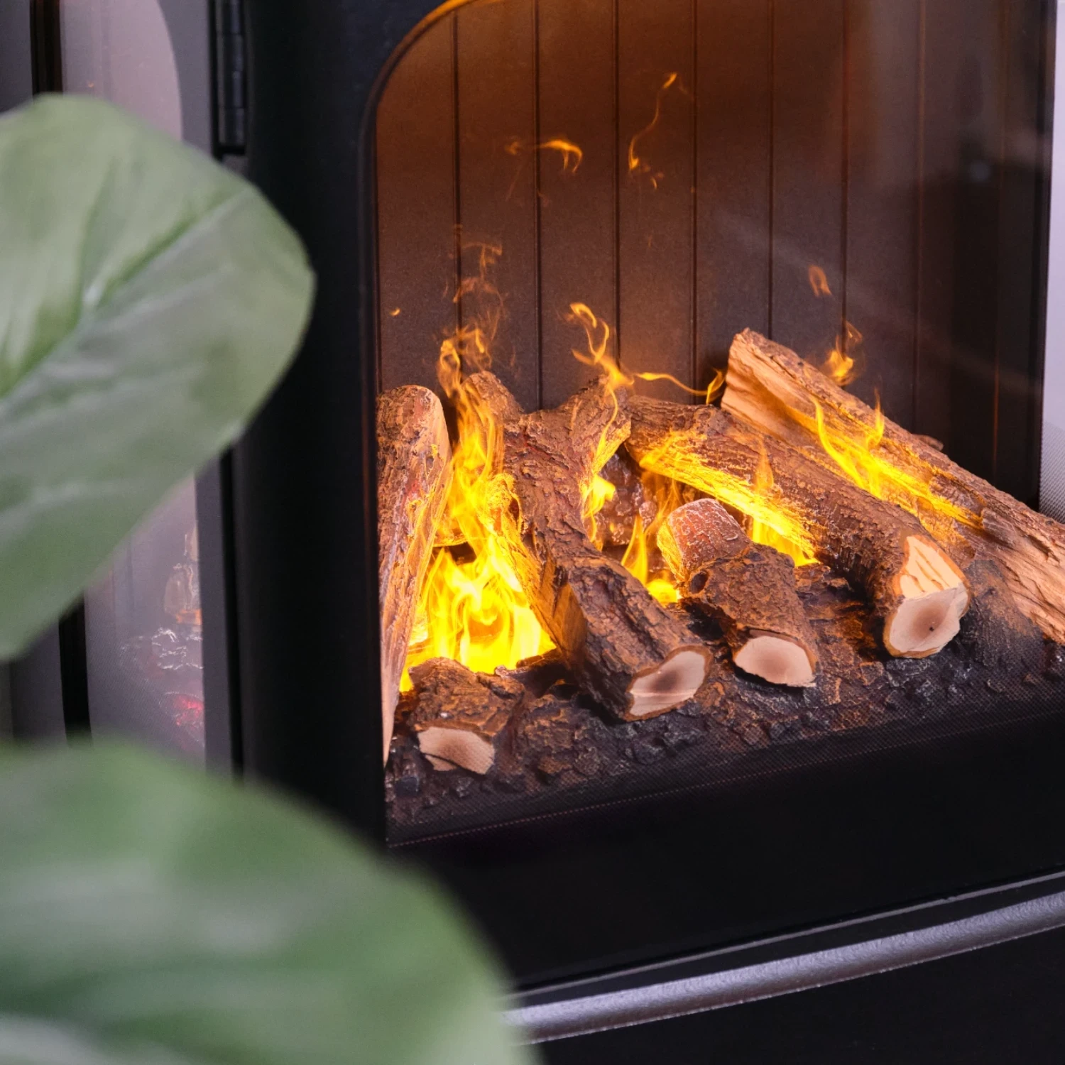 Mapleton 100 – Freestanding Water Vapour Fireplace in Cast Iron