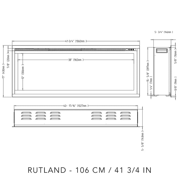 Rutland Elektrische Haard