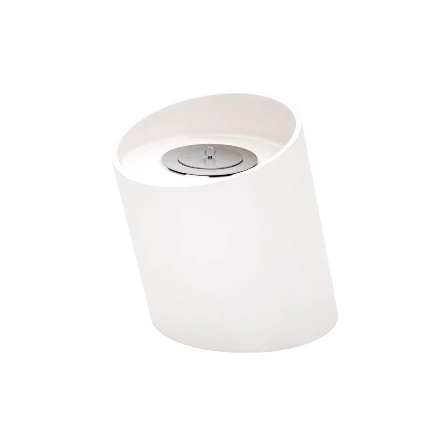 Colonne de feu bioéthanol TORRE M – Blanc crème