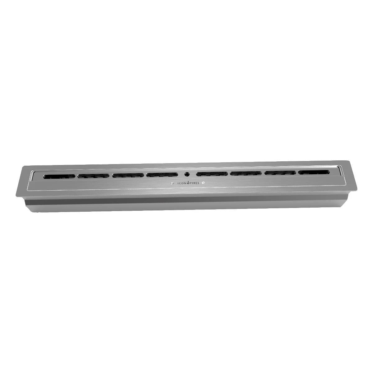 Icon Fires Slimline Firebox 1350 Acier Brossé