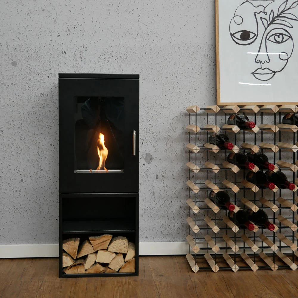 Cheyenne bio-ethanol haard  - Zwart