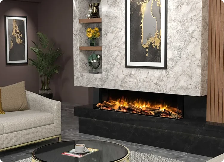 Cheminée encastrée Flamerite