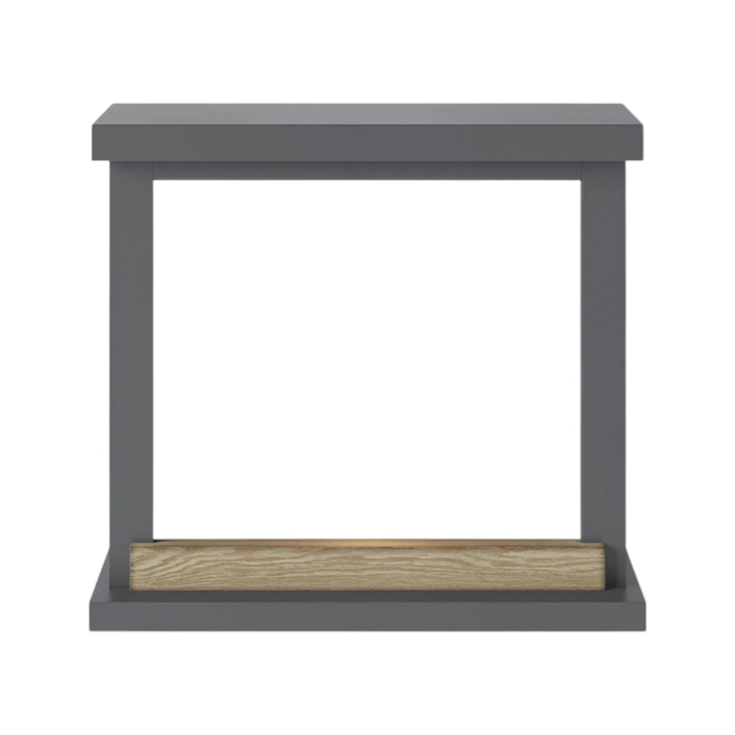 Le cadre de cheminée Hagen gris s’intègre harmonieusement à votre décoration, pour une atmosphère cosy et élégante.