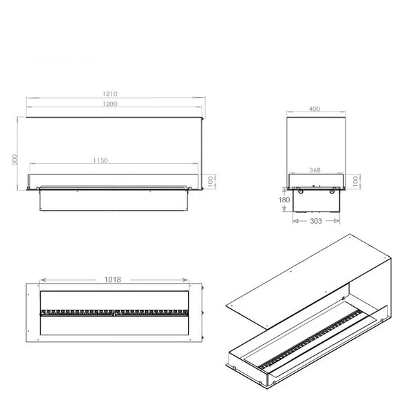 Foco Room Divider 1500 Myst