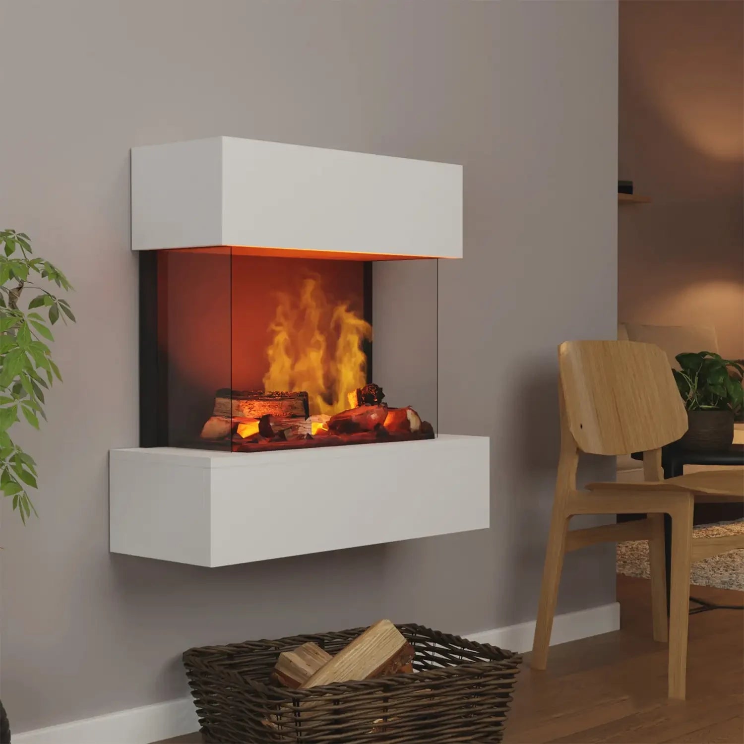 Ensemble de décoration en bois véritable – 58 cm pour Cassette 400/600