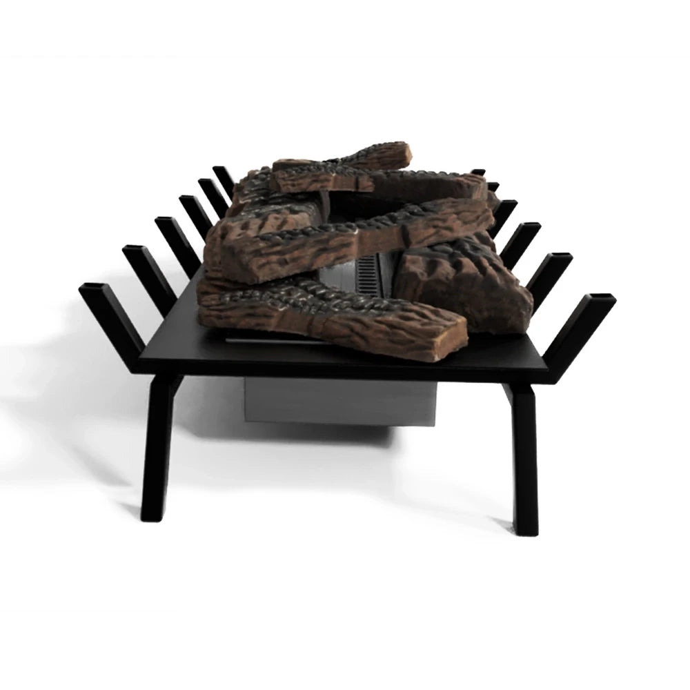 Grate XL - Inzetbrander met keramisch hout (80 cm)