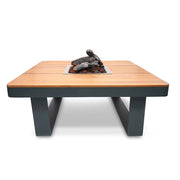 Horizon 95 Rokerig Antraciet – Vierkante Gashaard Tafel