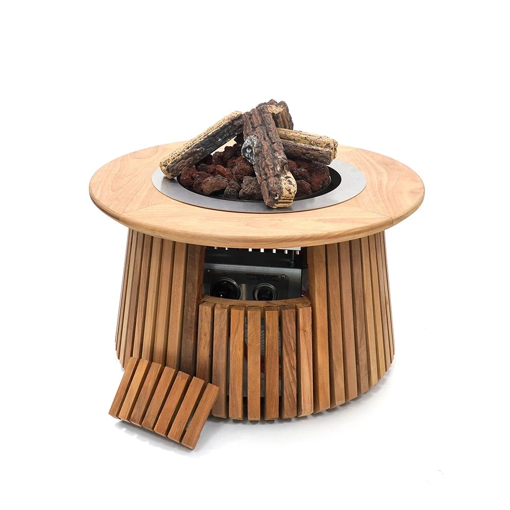 Lagune Ronde 60 Teakhout – Ronde Gashaard Tafel