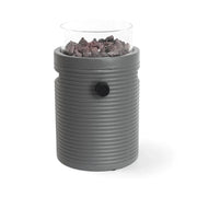 Lumi Groove Anthracite Fumée - Cheminée à Gaz de Table