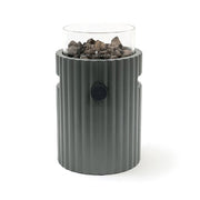 Lumi Rib Smokey Anthracite – Tabletop Gas Fireplace