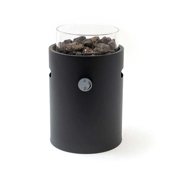 Lumi Nordic Black - Cheminée à gaz de table