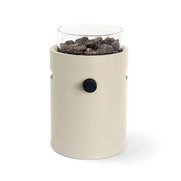 Lumi Beige Nacré - Cheminée à Gaz de Table
