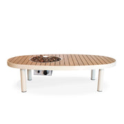 Riviera 140 Oester Beige – Ovale Gashaard Tafel