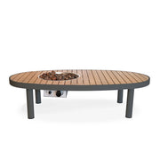 Riviera 140 Rokende Antraciet – Ovale Gashaard Tafel